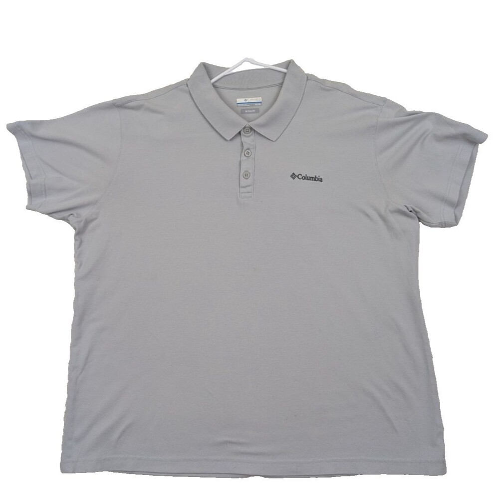 Columbia Mens Active Fit Polo Shirt XL Outdoors Camping Hiking Casual Logo